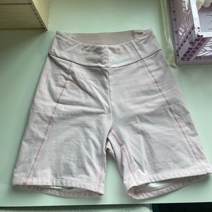 Gymshark pink biker shorts